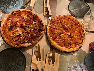 Homemade pizza